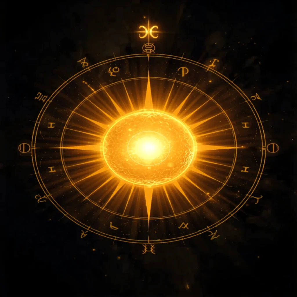 El Sol en astrología psicológica - imagen destacada